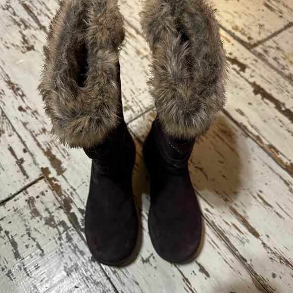 L.L. Bean Brown Waterproof Nordic Zip Boots Size 6.5 Medium - Picture 5 of 8